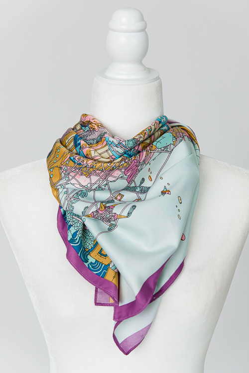 Montreal Silk Scarf