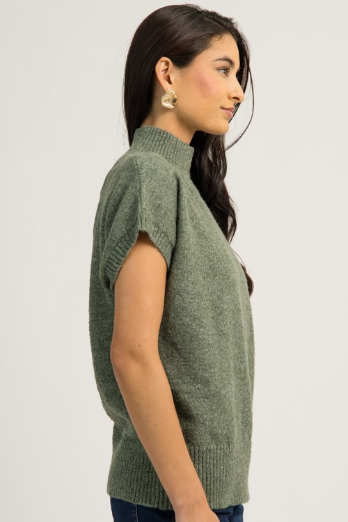 Short Sleeve Mock Sweater, Sage - originals-021.jpg