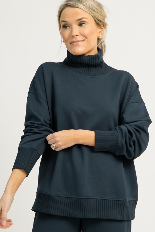 Modal Rib Trim Pullover, Teal Navy - originals-1107.jpg