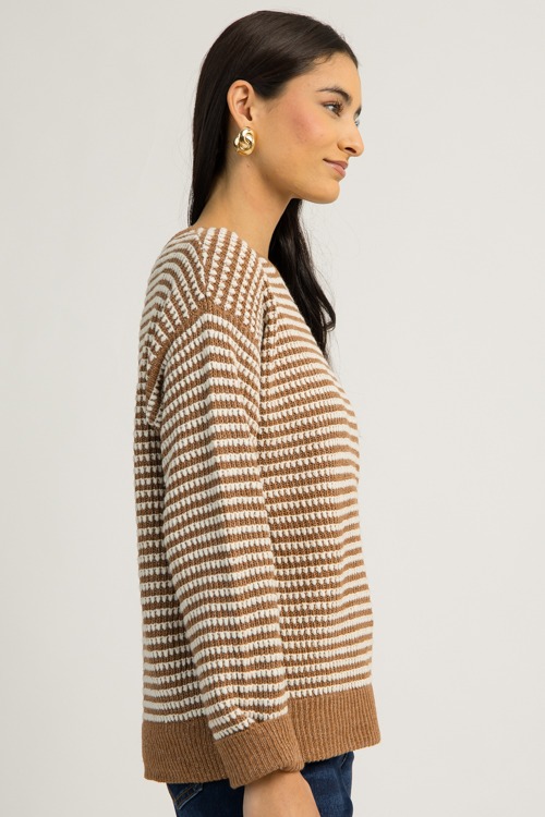 Sabrina Stripe Sweater, Camel - originals-240.jpg
