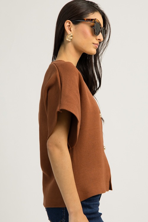 Jess Button Cardi, Brown - originals-786.jpg
