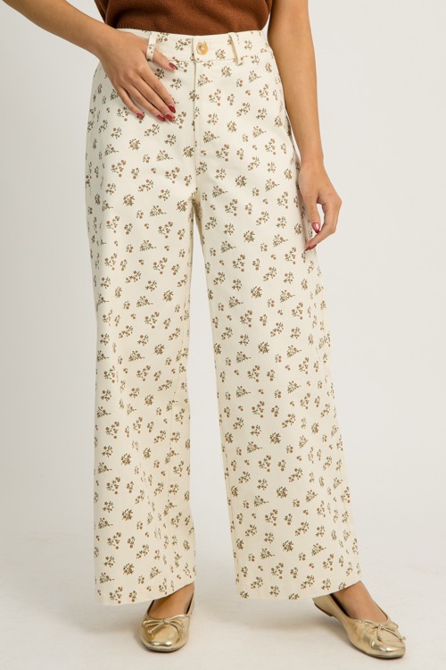 Jane Floral Pants, Cream/Mocha - originals-844p.jpg