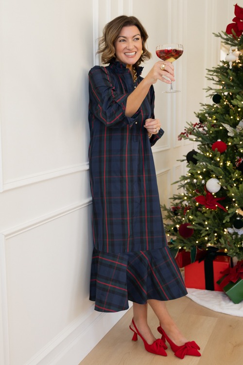 Preppy Plaid Midi, Navy Green - plaid dress-48.jpg