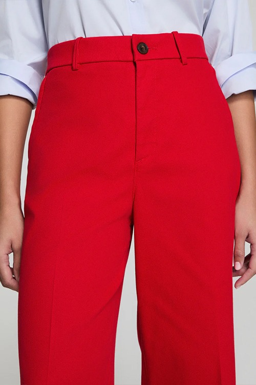Spanx Crop Wide Leg Pant, Red - spanxred2.jpg