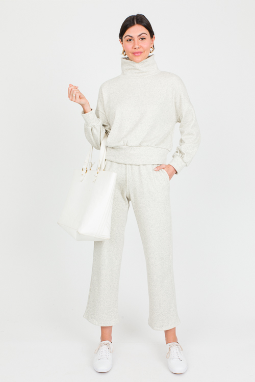 Carla Sweatpants Set, H. Grey