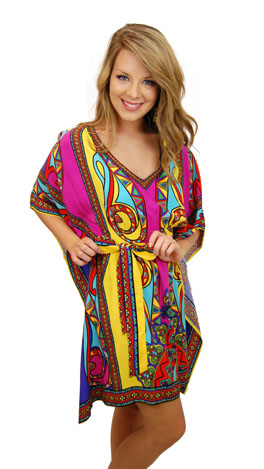 Seaside Kaftan, Yellow