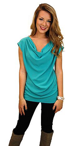 After Hours Top, Turq