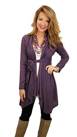 Multi Task Cardigan, Lavendar