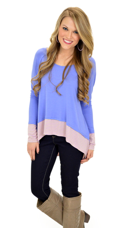 Spring Forward Top, Lavender