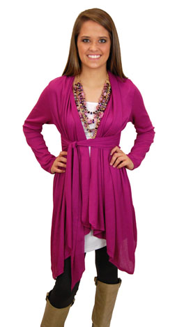 Multi Task Cardigan, Magenta