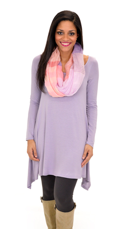 Taking Flight Tunic, Lavender