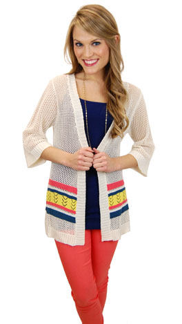 Pointelle Cardigan