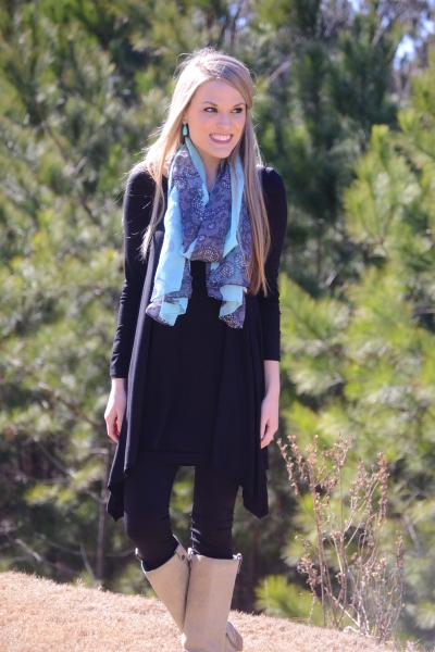 Taking Flight Tunic, Black