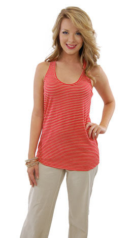Loose Fit Tank, Cherry