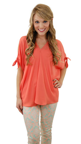 Tie Sleeve Top