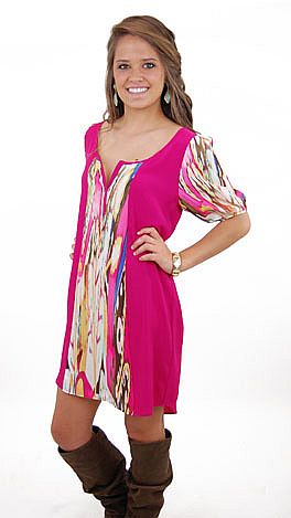 Fuchsia Feud Dress