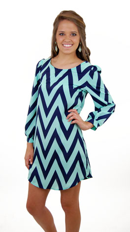 Night Strikes Frock, Navy