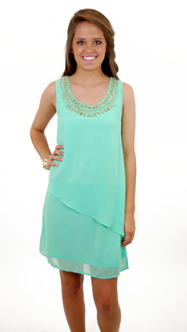 Neon Mint Dress