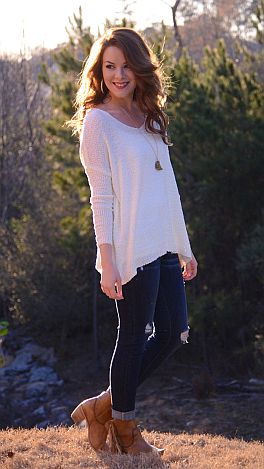 Anything Goes Tunic, Ivory