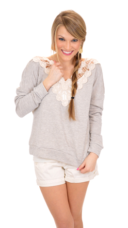 My Wish Sweatshirt, Gray