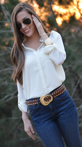 Collar Me Later, Ivory