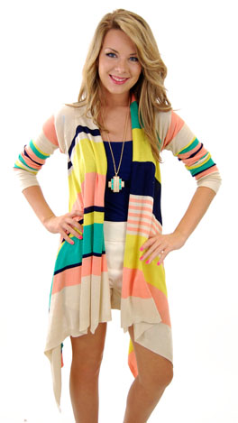 Stripes Ahoy Cardigan