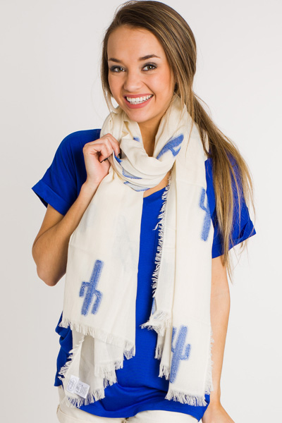 Jacquard Icon Scarf, Cactus