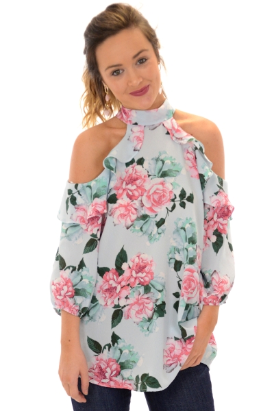 Rosie Cold Shoulder Blouse