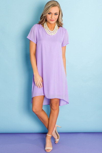 Carson Hi Lo Shift, Lilac