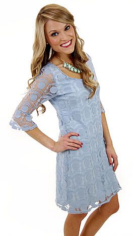 Shirley Dress, Blue