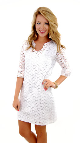 Tracy Eyelet Shift