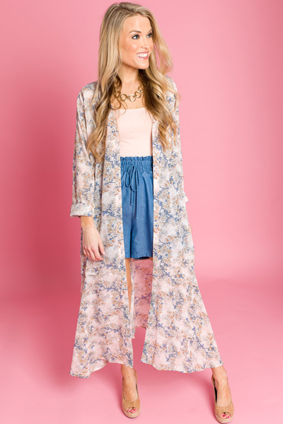 Blush Blooms Duster