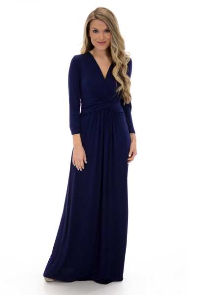 Artemisa Maxi, Navy - Maxi & Midi - Dresses - The Blue Door Boutique