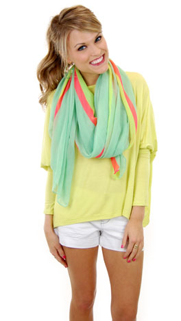 Nyna Dolman Tee, Citrine