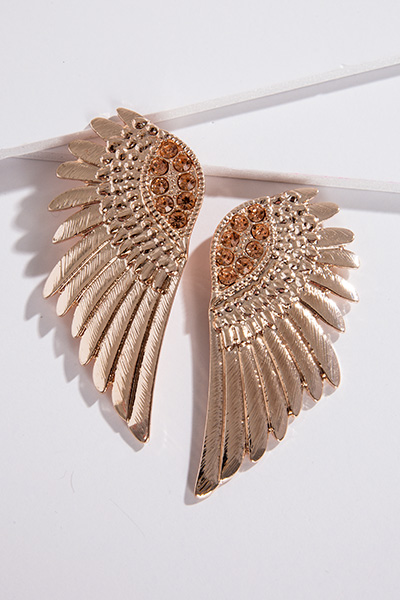 Fly Away Earring, Rose Gold