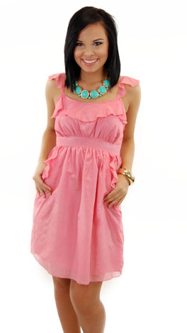 Lawn Party Dress, Pink