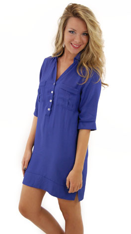 City Girl Shirt Dress