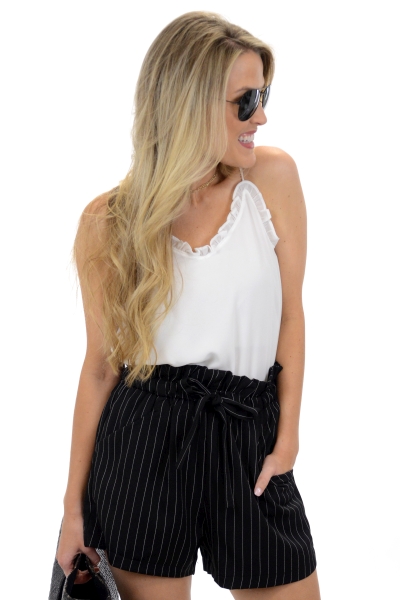 In Line Shorts, Black