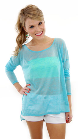 Catcha Breeze Top, Blue