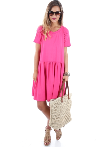 Brittany Babydoll Dress, Pink