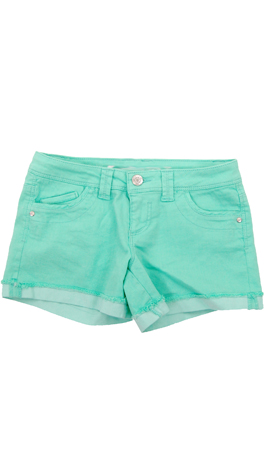 Cut Off Cuff Shorts, Mint