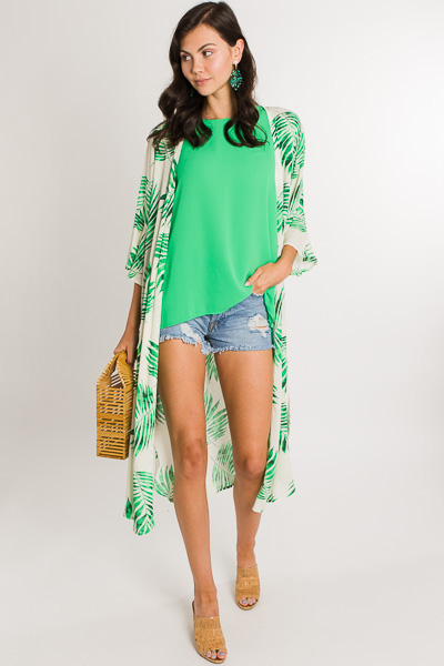 Palms Away Kimono