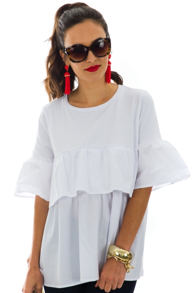 Classic and Cotton Top, White
