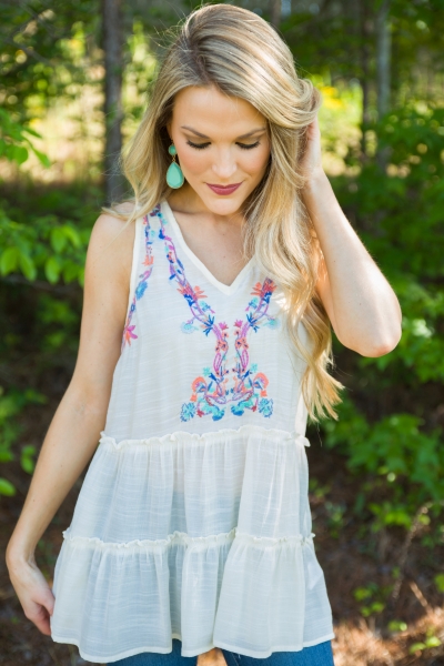 Beachin Life Tank, Natural