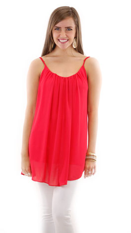 Lots to Love Cami, Red
