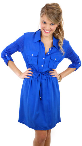 Daily Dose Dress, Blue