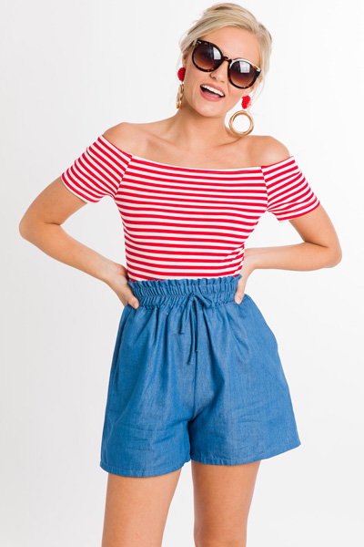American Ribbed Top