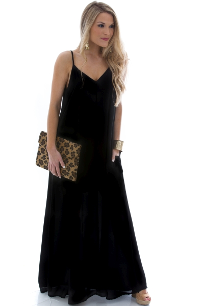 My Way Maxi, Black - Dresses - The Blue Door Boutique