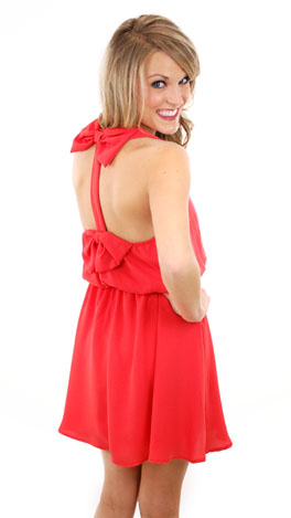 What a Flirt Dress, Red
