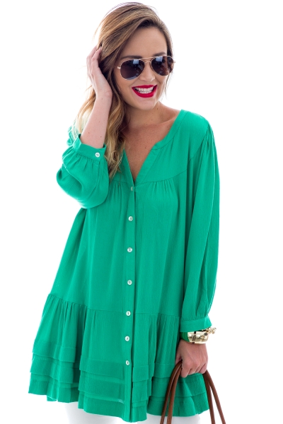 Bethel Tunic, Green